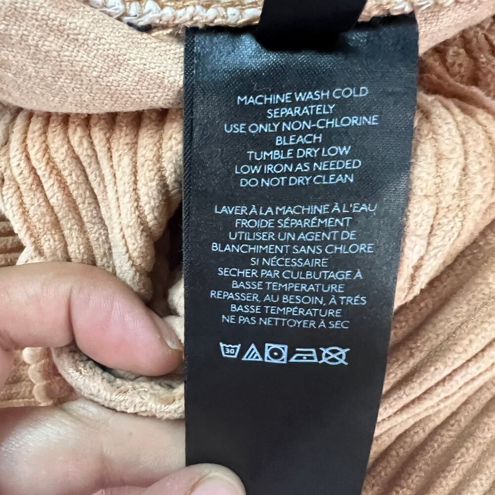 BDG Urban Outfitters 100% Cotton Corduroy Pants Rust Orange Women’s 4 High Rise - Picture 4 of 11